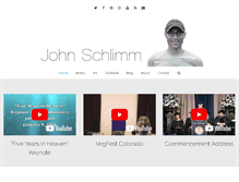 Tablet Screenshot of johnschlimm.com